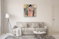 Original art for sale at UGallery.com | Geisha in the Tropics by Mary Pratt | $2,300 | oil painting | 36' h x 36' w | thumbnail 5