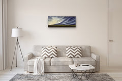 Original art for sale at UGallery.com | Aerial Dramatics IX by Mandy Main | $1,225 | oil painting | 16' h x 40' w | thumbnail 5