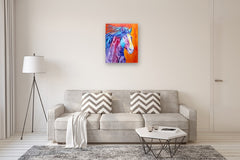 Original art for sale at UGallery.com | Thor by Viktoria Goudbeek | $1,825 | oil painting | 28.7' h x 23.6' w | thumbnail 5