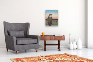 Midsummer Moonrise by Jennifer Ross |  In Room View of Artwork 