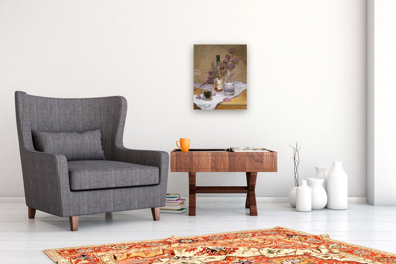 Three Drinks by Shuxing Fan |  In Room View of Artwork 