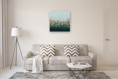 Original art for sale at UGallery.com | Garden View by Lisa Carney | $1,550 | acrylic painting | 30' h x 30' w | thumbnail 5