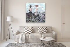 Original art for sale at UGallery.com | Imagining by Mary Pratt | $3,800 | oil painting | 48' h x 48' w | thumbnail 5