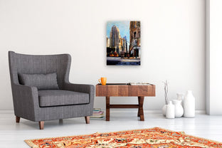 NYC Crosswalk by Jonelle Summerfield |  In Room View of Artwork 