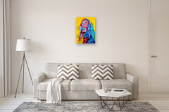 Original art for sale at UGallery.com | Pablo by Viktoria Goudbeek | $1,500 | oil painting | 27.5' h x 19.7' w | thumbnail 5