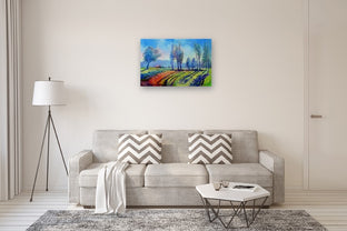 Morning (Poplars) by Suren Nersisyan |  In Room View of Artwork 