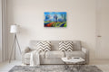 Original art for sale at UGallery.com | Morning (Poplars) by Suren Nersisyan | $1,750 | oil painting | 24' h x 36' w | thumbnail 5