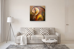 Original art for sale at UGallery.com | Fraternity by Yamilet Sempe | $3,200 | mixed media artwork | 36' h x 36' w | thumbnail 5