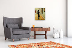 Original art for sale at UGallery.com | Admiration by Onelio Marrero | $1,000 | oil painting | 20' h x 16' w | thumbnail 5