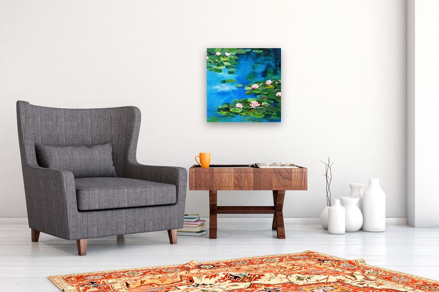 Waterlilies by Catherine McCargar |  In Room View of Artwork 