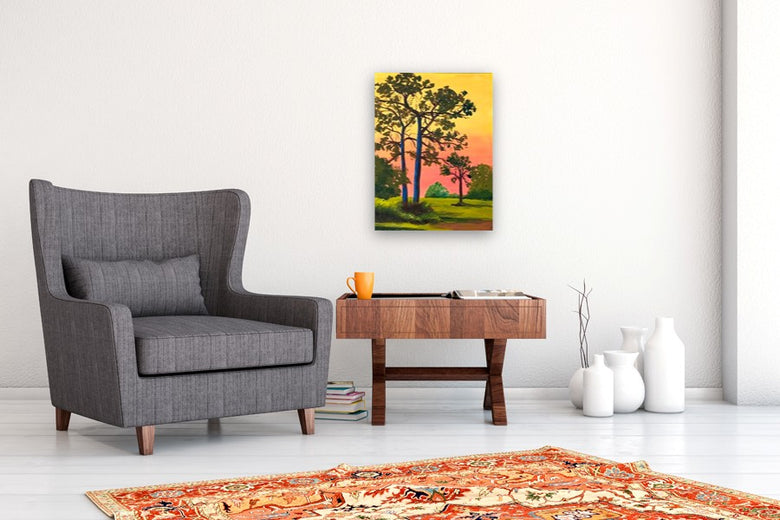 Comes the Night by JoAnn Golenia |  In Room View of Artwork 