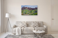 Original art for sale at UGallery.com | Highland Range by Crystal DiPietro | $3,675 | oil painting | 30' h x 48' w | thumbnail 5