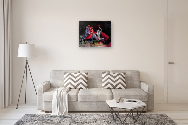 Entering Eternity by Miranda Gamel |  In Room View of Artwork 