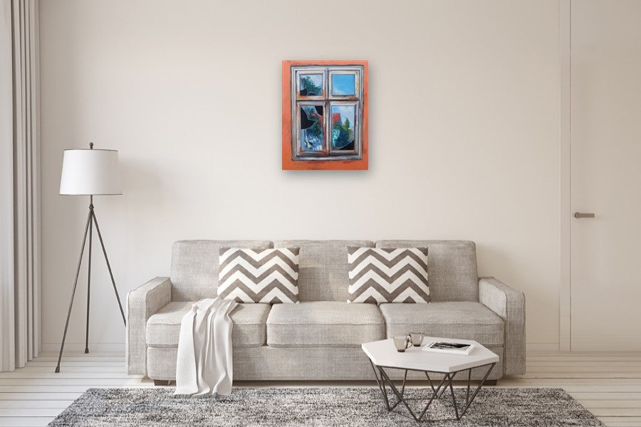 Peeking into the Silence by Andres Lopez |  In Room View of Artwork 