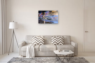 The Wake of the Pelican by Andres Lopez |   Closeup View of Artwork 