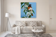 Original art for sale at UGallery.com | Spring by Maria Karla Watson | $4,000 | acrylic painting | 48' h x 48' w | thumbnail 5