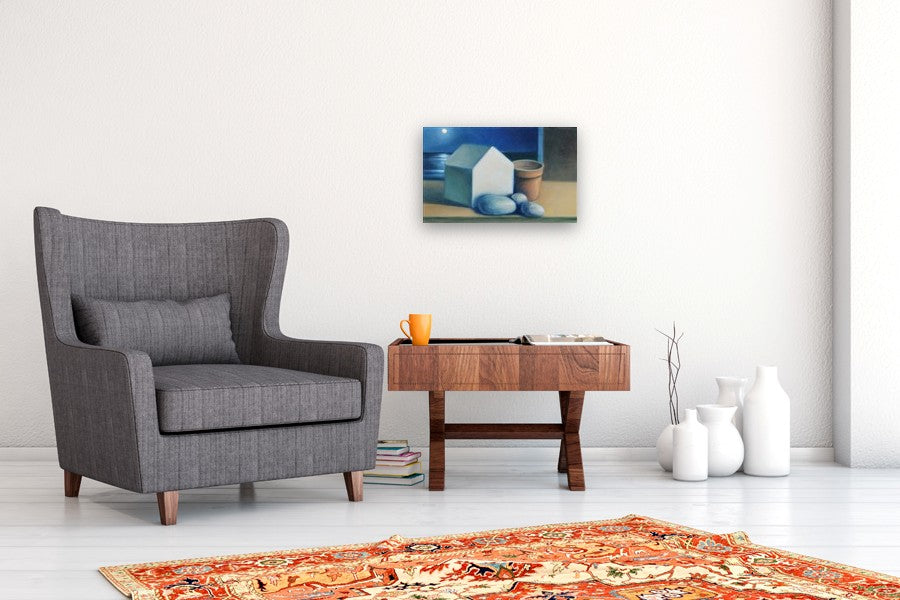 Con Tre Pietre by Tito Rossini |  In Room View of Artwork 