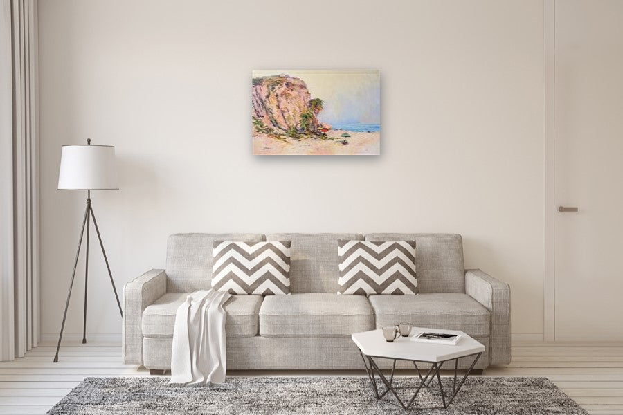 When the Fog Slowly Goes Away, Beach in Malibu by Suren Nersisyan |  In Room View of Artwork 