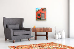 Original art for sale at UGallery.com | Cuore Della Casa by Art Clark | $750 | acrylic painting | 20' h x 16' w | thumbnail 5