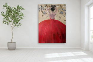 Presentation of Red - Commission by Mary Pratt |  In Room View of Artwork 