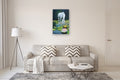 Original art for sale at UGallery.com | Dreamland. White by Guigen Zha | $2,000 | oil painting | 36' h x 24' w | thumbnail 5