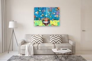 Le Ballon by Rick "Marlowe" Schneider |  In Room View of Artwork 