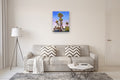 Original art for sale at UGallery.com | Palm Trees on The Street, (Hollywood, Sunny Day) by Suren Nersisyan | $1,075 | oil painting | 30' h x 24' w | thumbnail 5