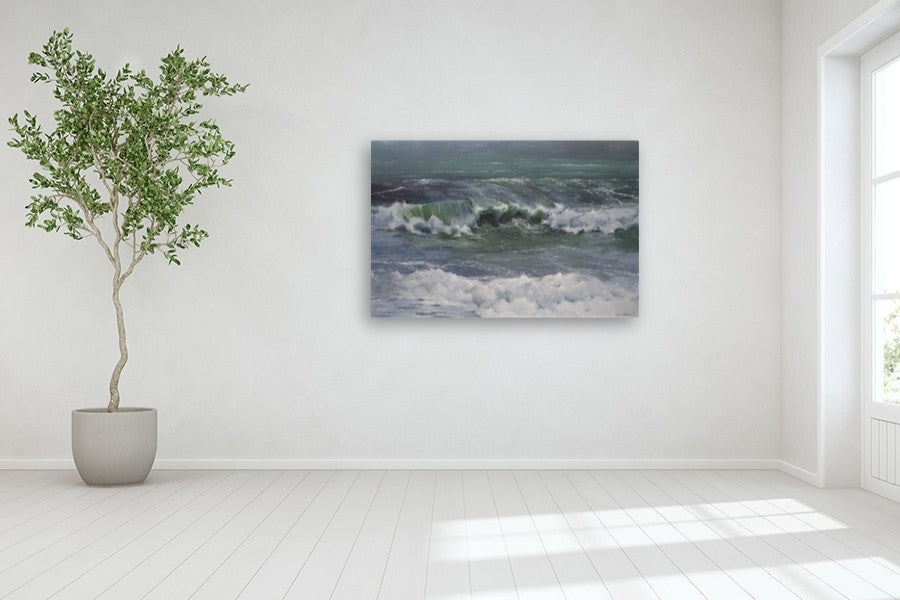 The Breakers by Richard Johnson |  In Room View of Artwork 