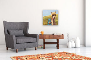 Wish You Were Here by Diane Flick |  In Room View of Artwork 