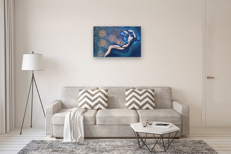 In the Light of the Stars by Diana Elena Chelaru |  In Room View of Artwork 