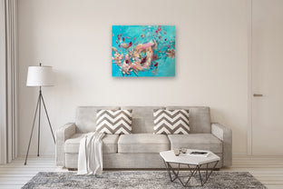 Positive Vibes by Dowa Hattem |  In Room View of Artwork 