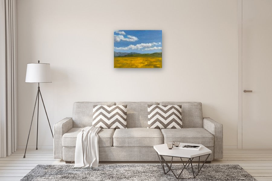 Spring Arrives in Hollister by Kat Bergman |  In Room View of Artwork 