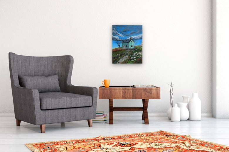 Mountain Top Splendor by Art Clark |  In Room View of Artwork 