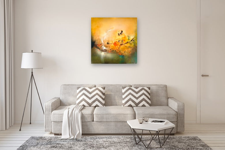 Hold to the Light by Yamilet Sempe |  In Room View of Artwork 