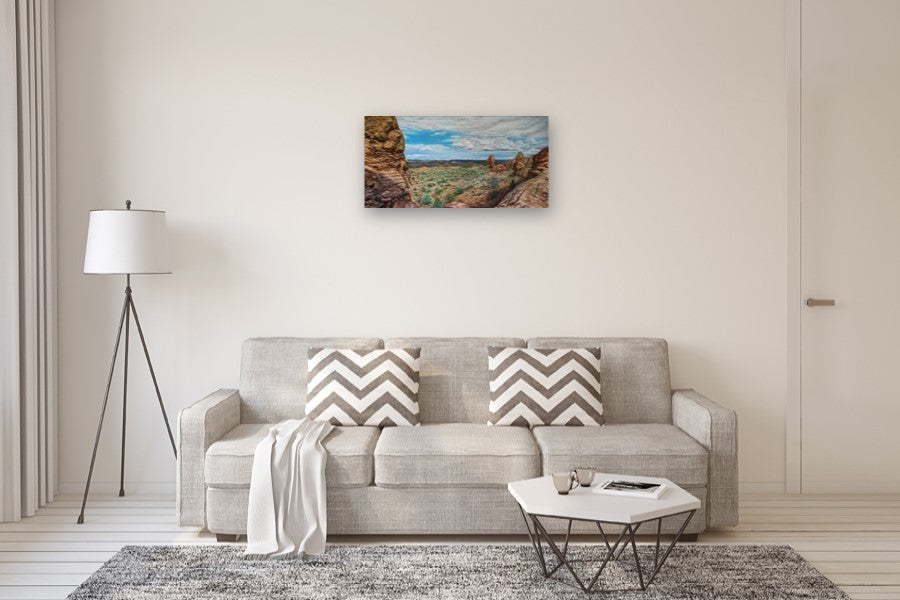 Summer in the Valley by Olena Nabilsky |  In Room View of Artwork 