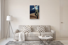 Original art for sale at UGallery.com | Jazz Slide by Duane Brown | $2,800 | oil painting | 36' h x 24' w | thumbnail 5