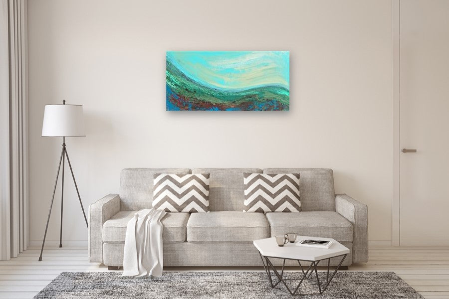 Autumn Wave by Alicia Dunn |  In Room View of Artwork 