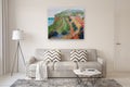 Original art for sale at UGallery.com | Coastal Farm Trail by James Hartman | $3,950 | oil painting | 42' h x 48' w | thumbnail 5