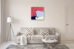 Original art for sale at UGallery.com | Trafalgar Square by Joey Korom | $950 | acrylic painting | 30' h x 30' w | thumbnail 5