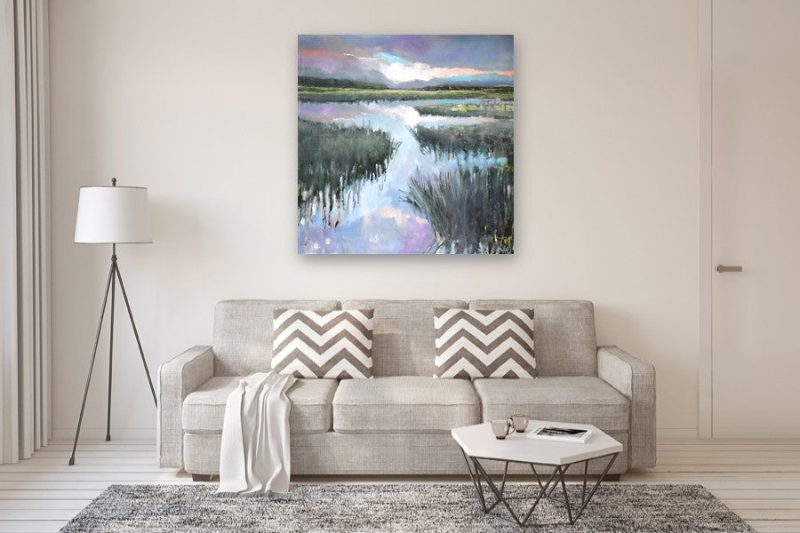Watery by Mary Pratt |  In Room View of Artwork 