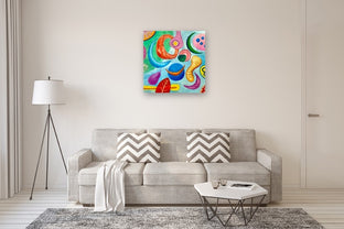 The Eternal Gaze of Your Smile by Chus Galiano |  In Room View of Artwork 