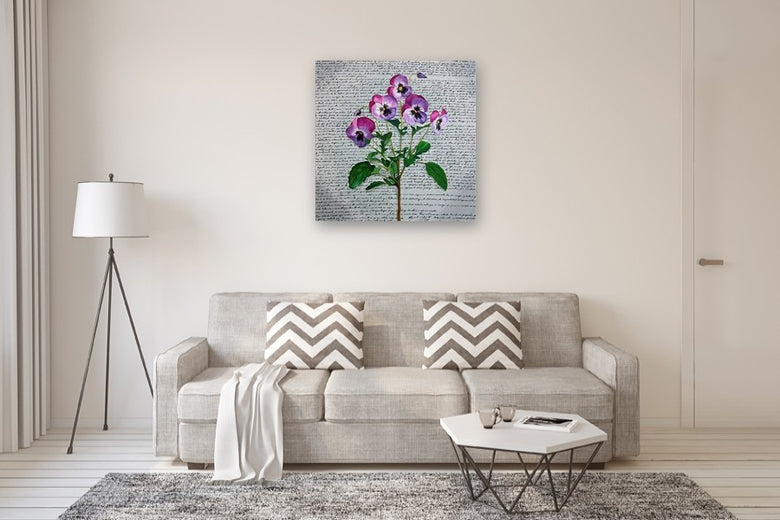 Magenta by Maria Karla Watson |  In Room View of Artwork 