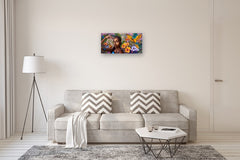 Original art for sale at UGallery.com | Haitian Eden by Jay Jensen | $2,025 | oil painting | 15' h x 30' w | thumbnail 4