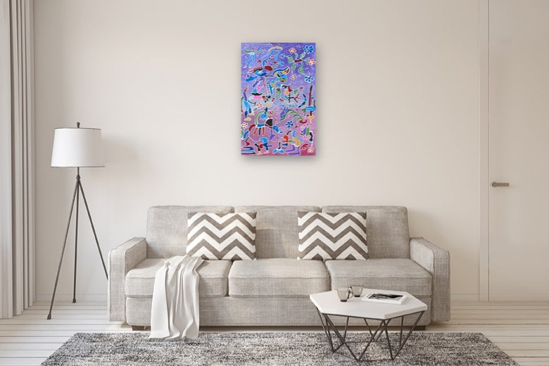 Flowers of Heaven by Nathalie Gribinski |  In Room View of Artwork 