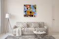 Original art for sale at UGallery.com | Unleashed by Jaime Ellsworth | $3,300 | acrylic painting | 36' h x 36' w | thumbnail 5
