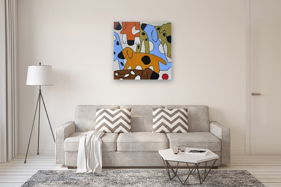 Unleashed by Jaime Ellsworth |  In Room View of Artwork 