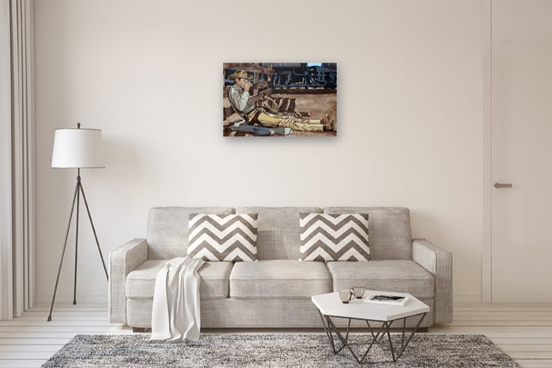 For a Spell by Duane Brown |  In Room View of Artwork 
