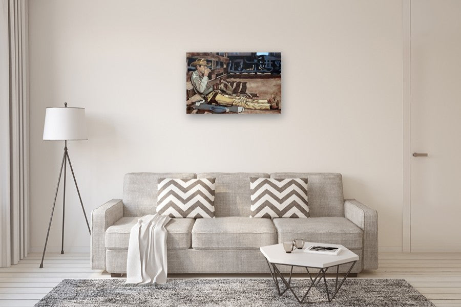 For a Spell by Duane Brown |  In Room View of Artwork 