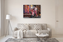 Original art for sale at UGallery.com | Night Out by Nick Savides | $7,600 | oil painting | 36' h x 48' w | thumbnail 5