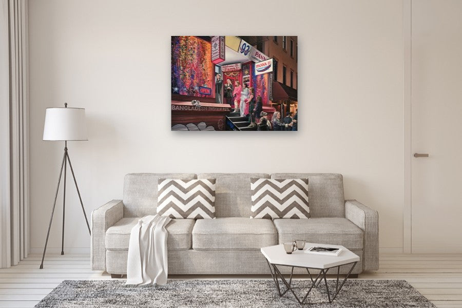 Night Out by Nick Savides |  In Room View of Artwork 